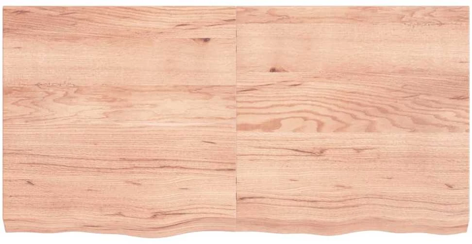 Vonios stalviršis, šviesiai rudas, 120x60x(2-6)cm, mediena