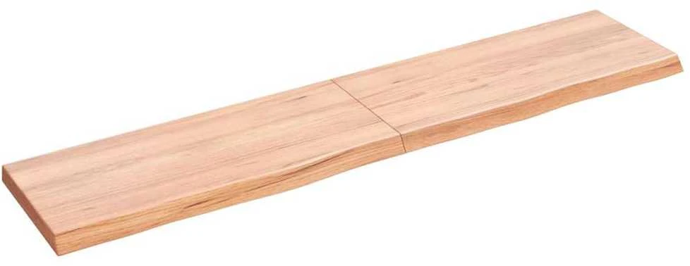 Vonios stalviršis, šviesiai rudas, 140x30x(2-4)cm, mediena