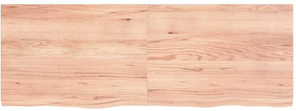 Vonios stalviršis, šviesiai rudas, 140x50x(2-4)cm, mediena
