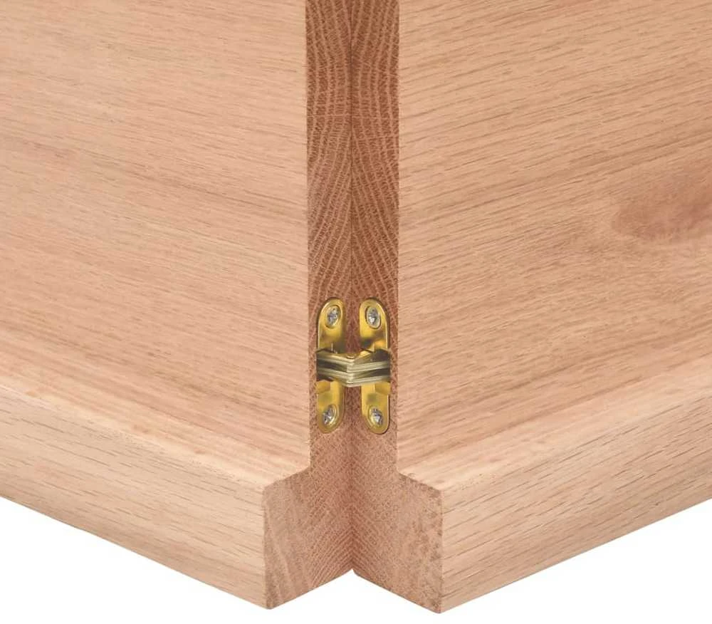 Vonios stalviršis, šviesiai rudas, 140x50x(2-4)cm, mediena
