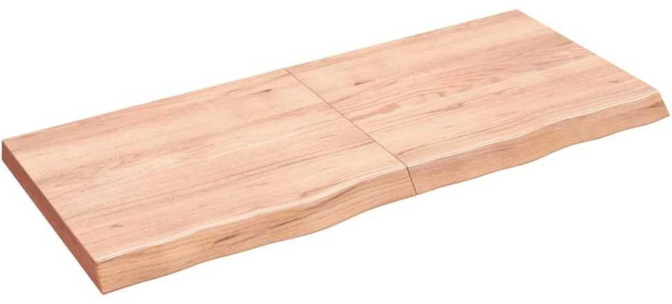 Vonios stalviršis, šviesiai rudas, 140x60x(2-6)cm, mediena