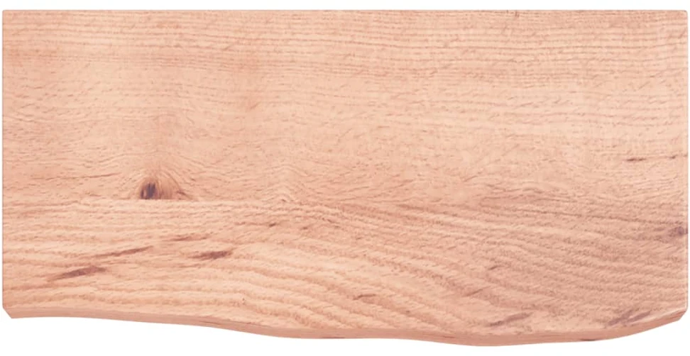 Vonios stalviršis, šviesiai rudas, 60x30x(2–6)cm, mediena