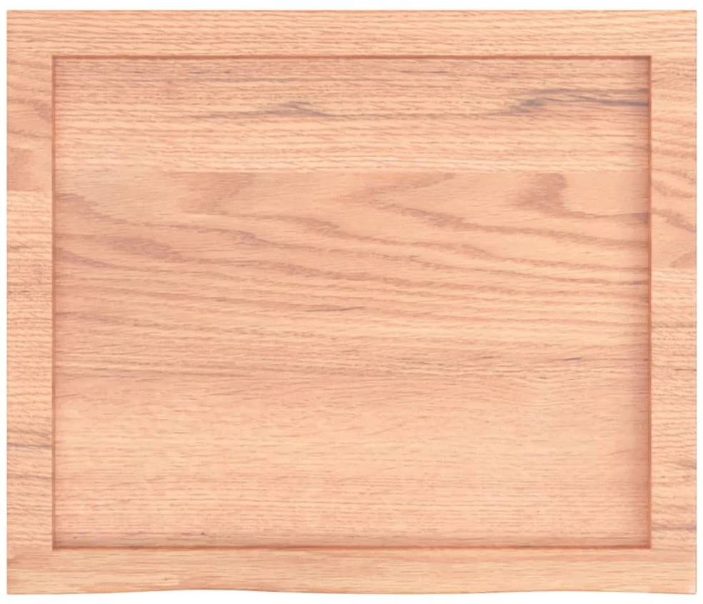 Vonios stalviršis, šviesiai rudas, 60x50x(2-6) cm, mediena