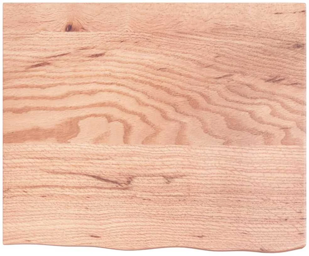 Vonios stalviršis, šviesiai rudas, 60x50x(2-6) cm, mediena