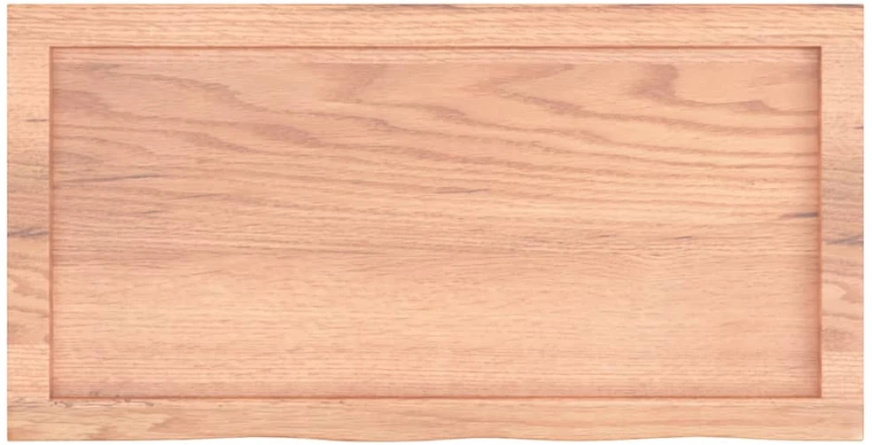 Vonios stalviršis, šviesiai rudas, 80x40x(2-6) cm, mediena