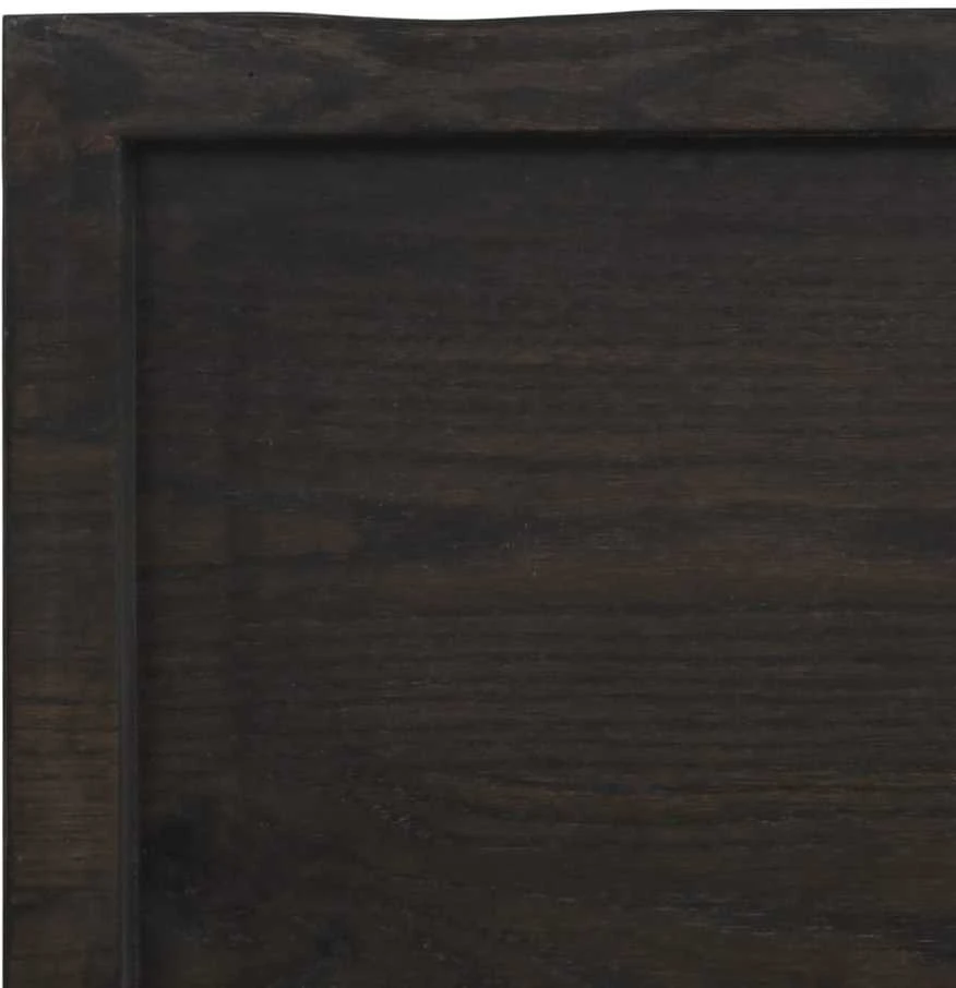Vonios stalviršis, tamsiai rudas, 100x50x(2-4) cm, mediena