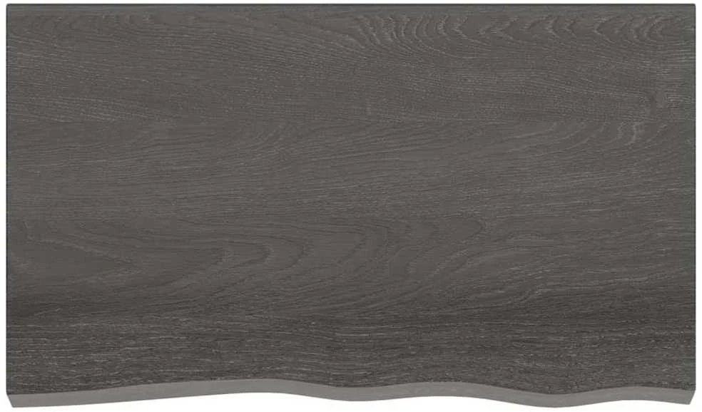 Vonios stalviršis, tamsiai rudas, 100x60x(2-4) cm, mediena