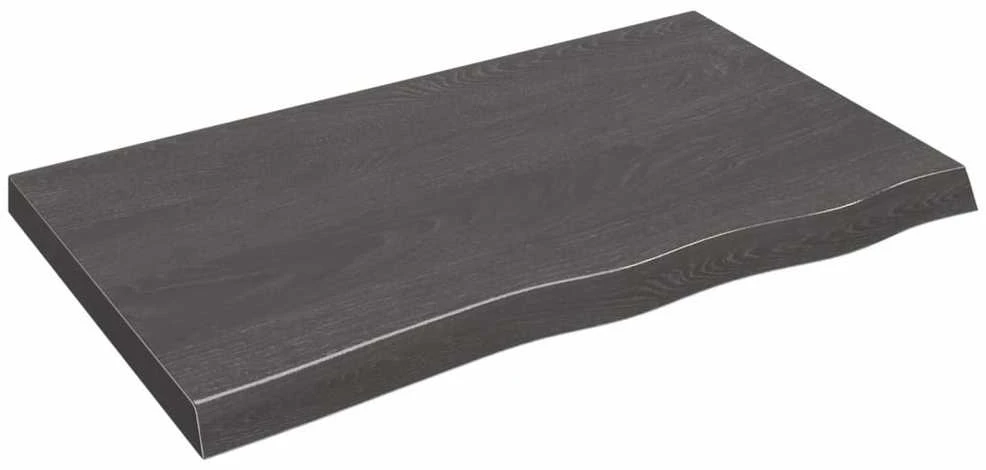 Vonios stalviršis, tamsiai rudas, 100x60x(2-6)cm, mediena
