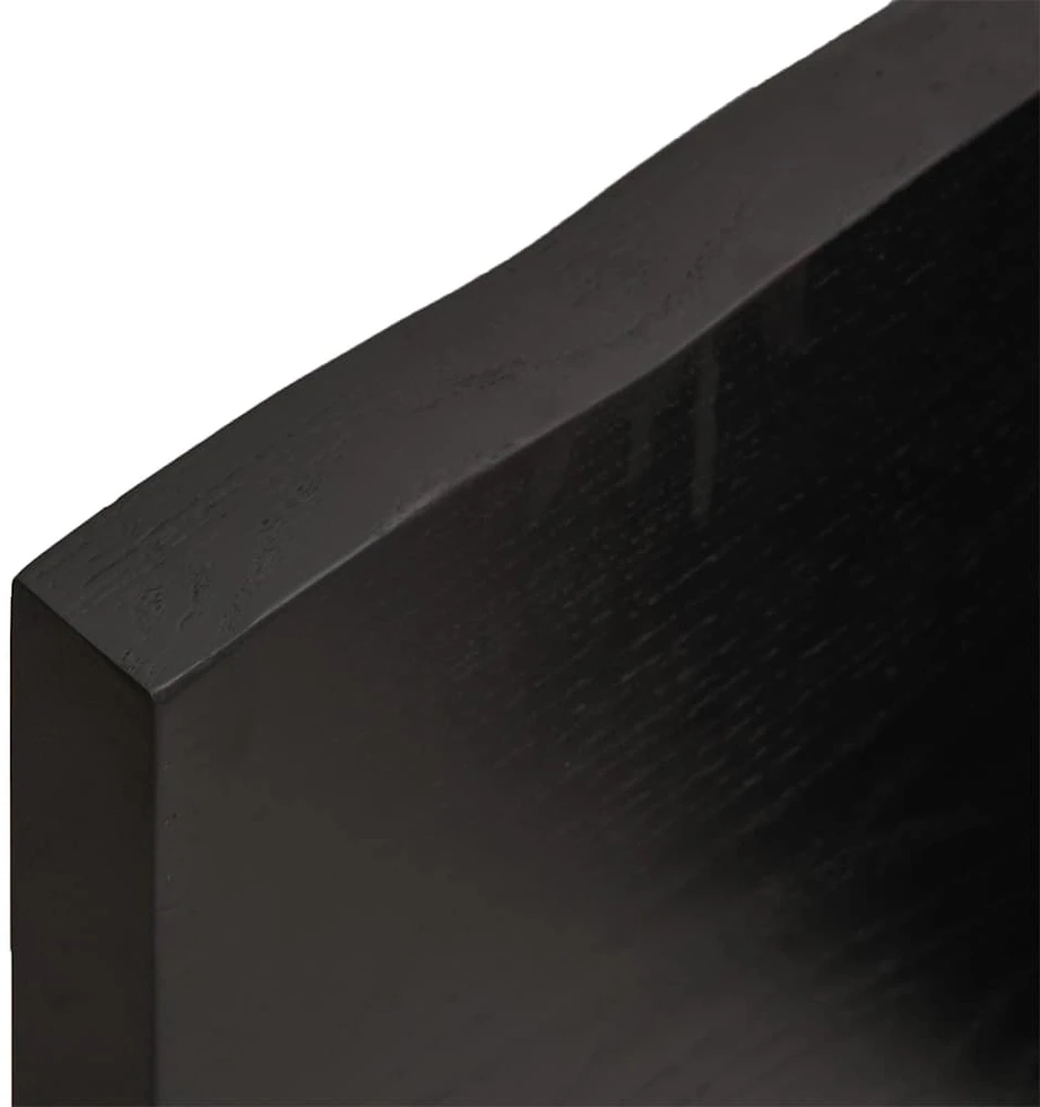 Vonios stalviršis, tamsiai rudas, 120x50x(2-4)cm, mediena
