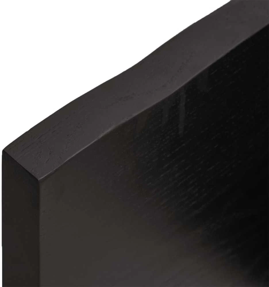 Vonios stalviršis, tamsiai rudas, 120x60x(2-4)cm, mediena
