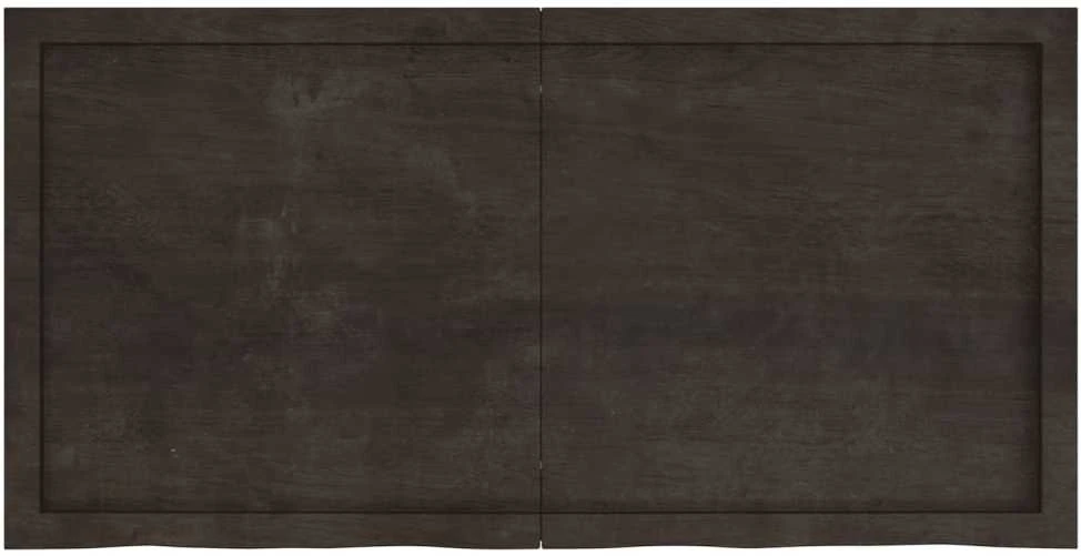 Vonios stalviršis, tamsiai rudas, 120x60x(2-4)cm, mediena