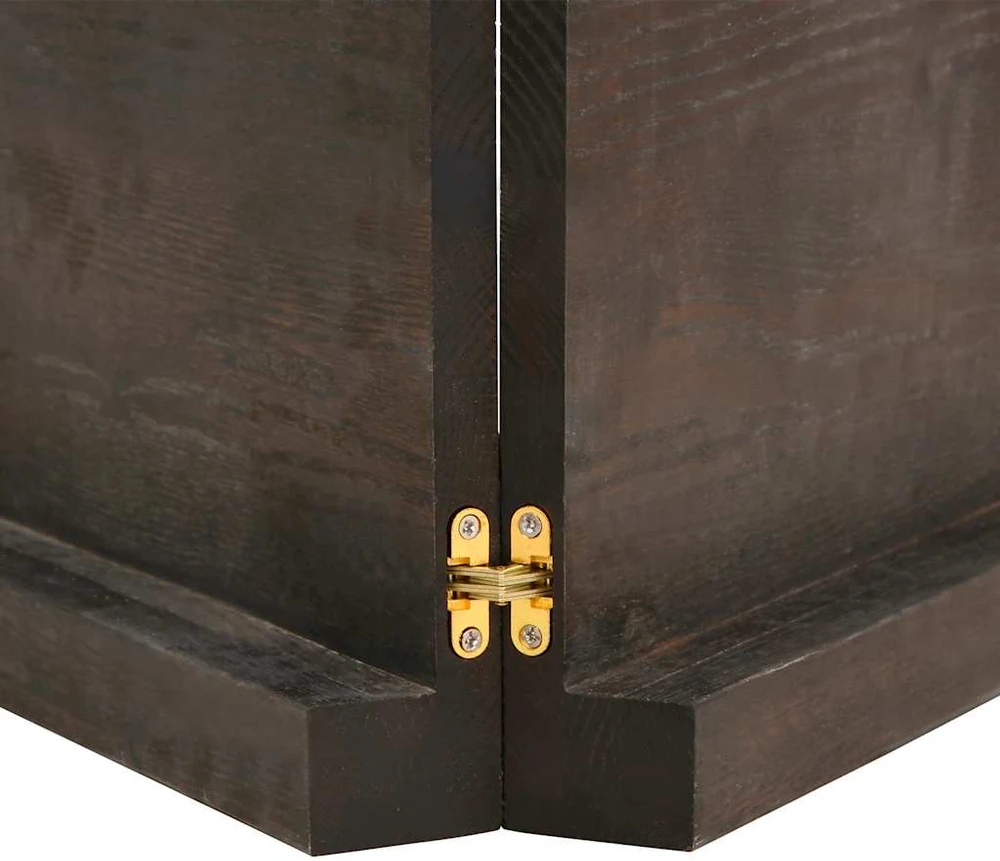 Vonios stalviršis, tamsiai rudas, 120x60x(2-6)cm, mediena