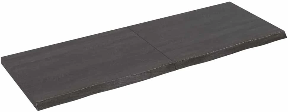 Vonios stalviršis, tamsiai rudas, 140x50x(2-4) cm, mediena