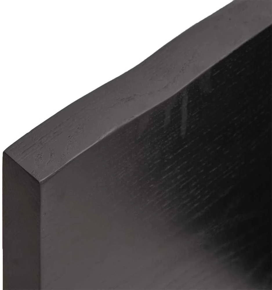 Vonios stalviršis, tamsiai rudas, 140x50x(2-4) cm, mediena