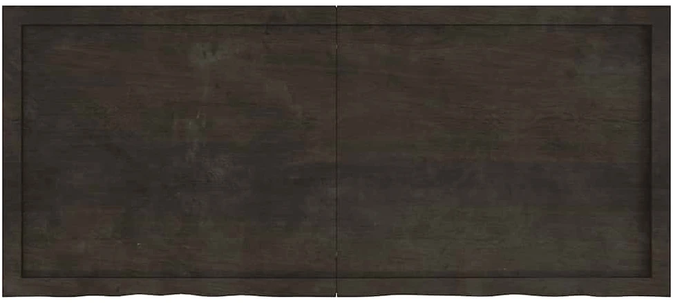 Vonios stalviršis, tamsiai rudas, 140x60x(2-6)cm, mediena
