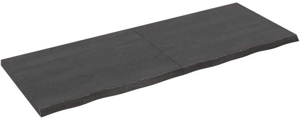 Vonios stalviršis, tamsiai rudas, 160x60x(2-4) cm, mediena