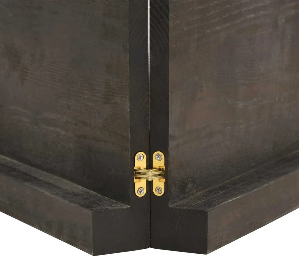 Vonios stalviršis, tamsiai rudas, 200x50x(2-6)cm, mediena