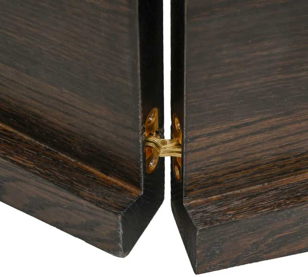 Vonios stalviršis, tamsiai rudas, 220x50x(2-4) cm, mediena
