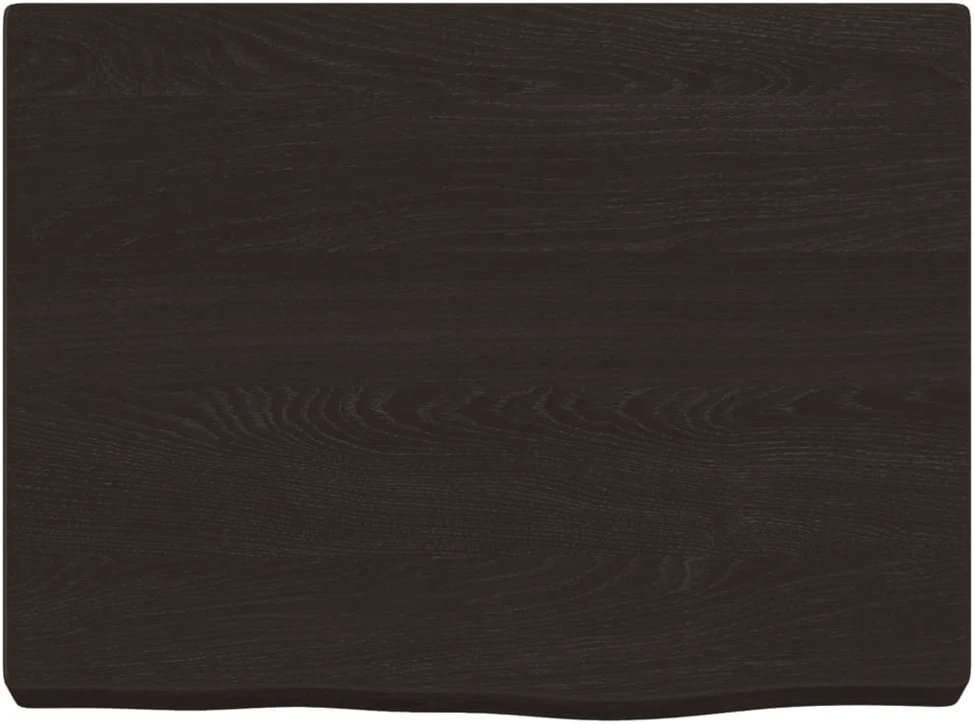 Vonios stalviršis, tamsiai rudas, 40x30x(2-4)cm, mediena
