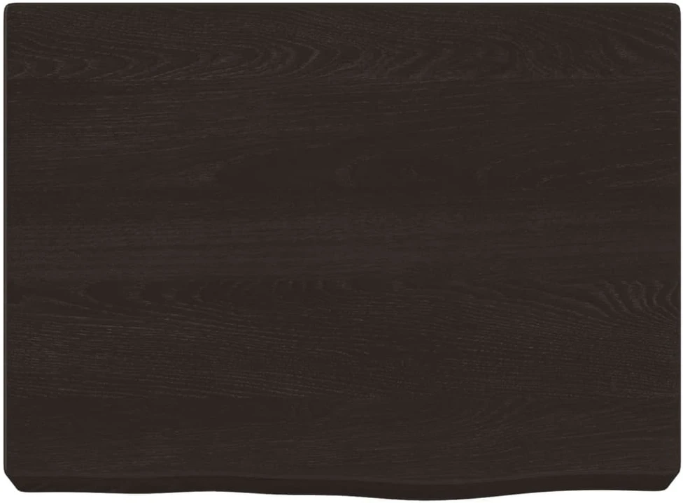 Vonios stalviršis, tamsiai rudas, 40x30x(2-6) cm, mediena