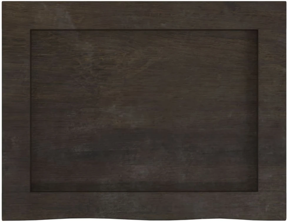 Vonios stalviršis, tamsiai rudas, 40x30x(2-6) cm, mediena