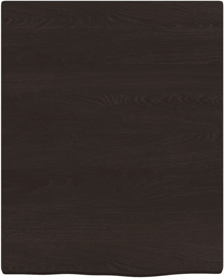 Vonios stalviršis, tamsiai rudas, 40x50x(2-4) cm, mediena