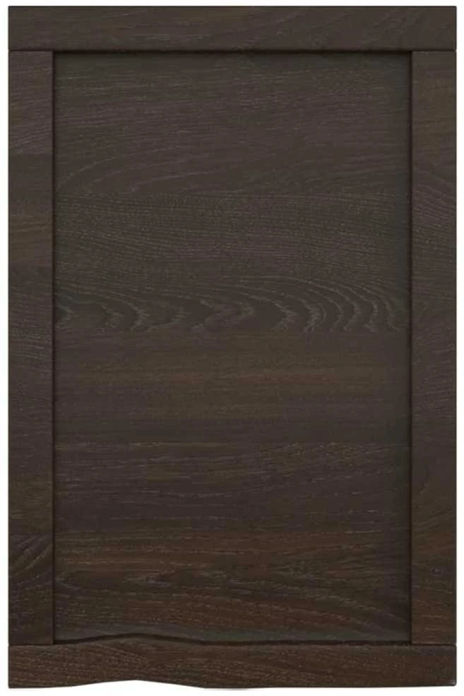 Vonios stalviršis, tamsiai rudas, 40x60x(2-4) cm, mediena