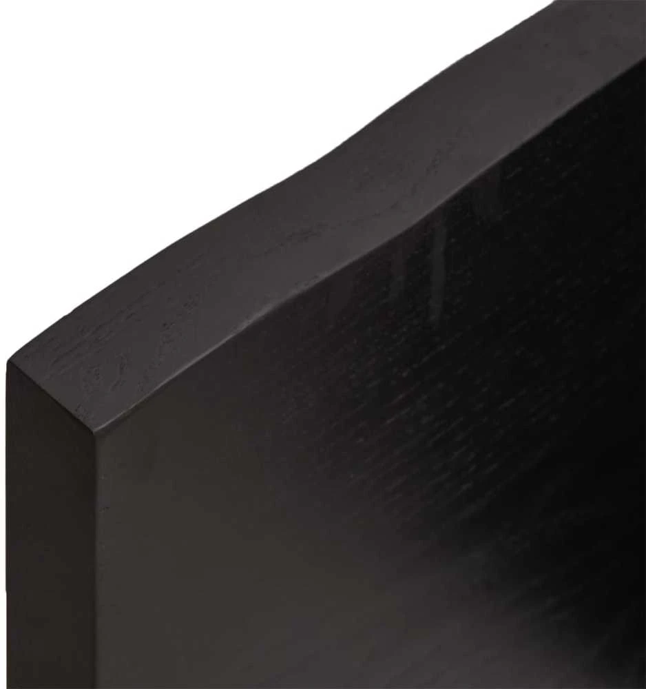 Vonios stalviršis, tamsiai rudas, 60x40x(2-6)cm, mediena
