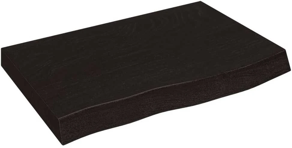Vonios stalviršis, tamsiai rudas, 60x50x(2-4) cm, mediena
