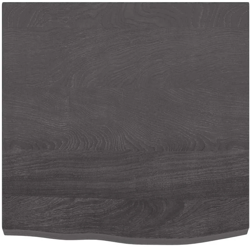 Vonios stalviršis, tamsiai rudas, 60x60x(2-4) cm, mediena