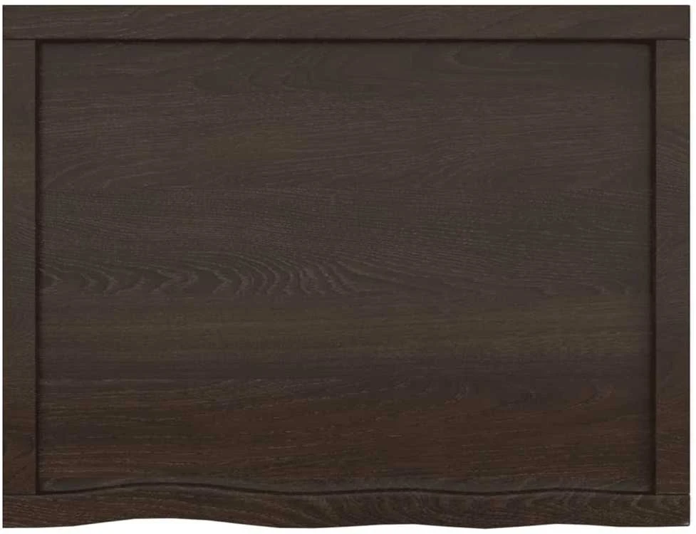Vonios stalviršis, tamsiai rudas, 80x60x(2-4) cm, mediena
