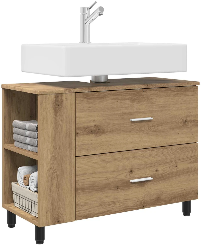 Vonios tualeto komplektas Artisano ąžuolo 80 x 35 x 60 cm