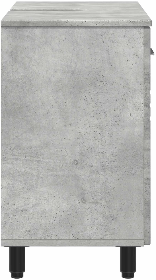 Vonios tualeto komplektas Betono pilka 60 x 35 x 60 cm