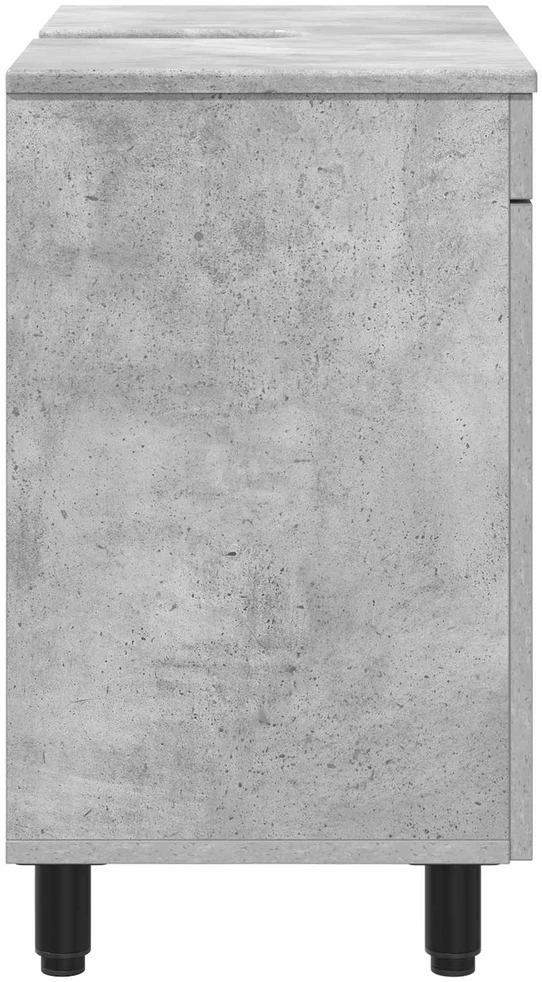Vonios tualeto komplektas Betono pilka 60 x 35 x 60 cm