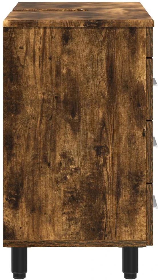Vonios tualeto komplektas Dūminio ąžuolo 60 x 35 x 60 cm