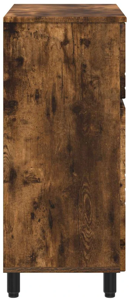 Vonios tualeto komplektas Dūminio ąžuolo 60 x 35 x 80 cm