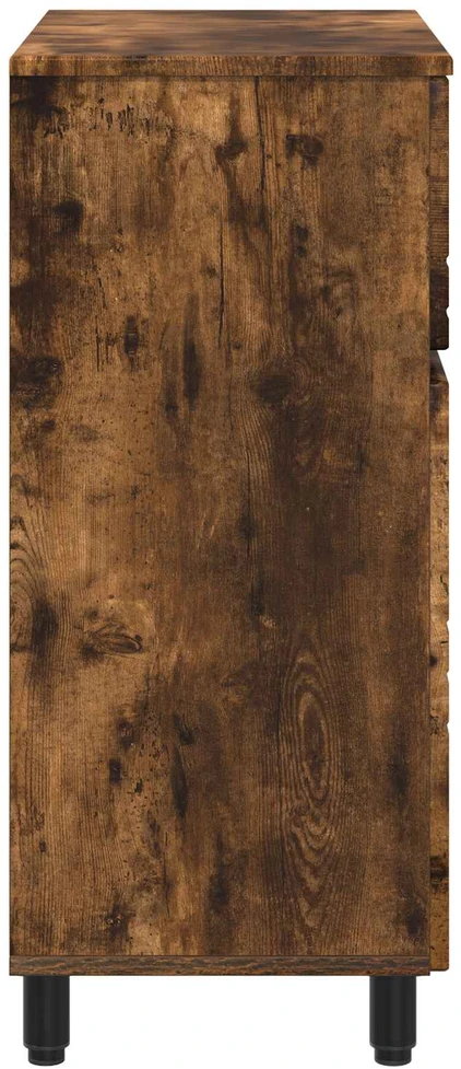 Vonios tualeto komplektas Dūminio ąžuolo 60 x 35 x 80 cm