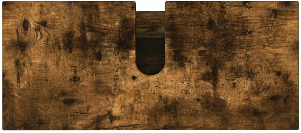 Vonios tualeto komplektas Dūminio ąžuolo 80 x 35 x 60 cm