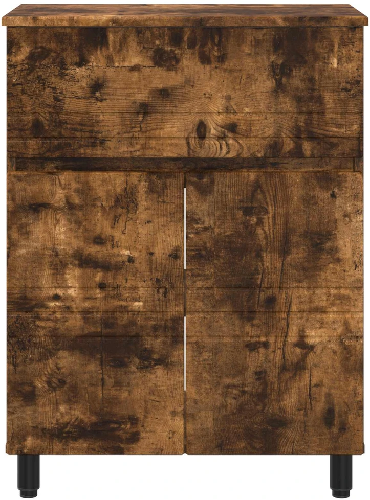 Vonios tualeto komplektas Dūminio ąžuolo 60 x 35 x 80 cm