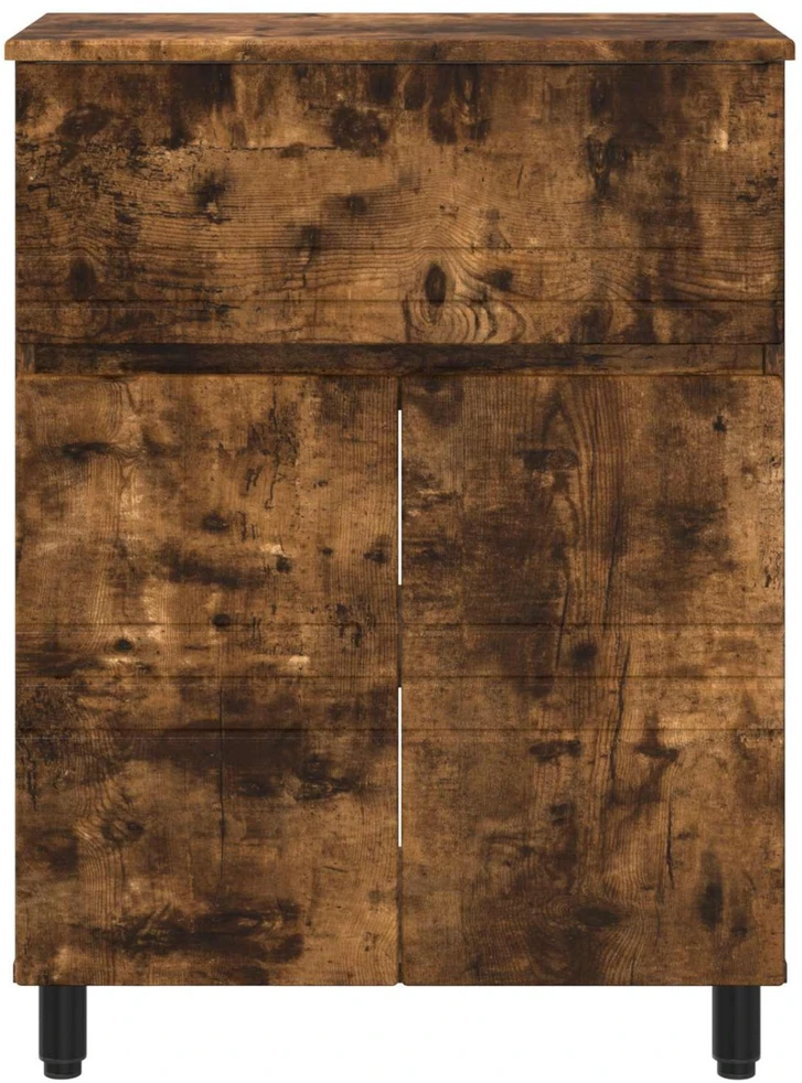 Vonios tualeto komplektas Dūminio ąžuolo 60 x 35 x 80 cm
