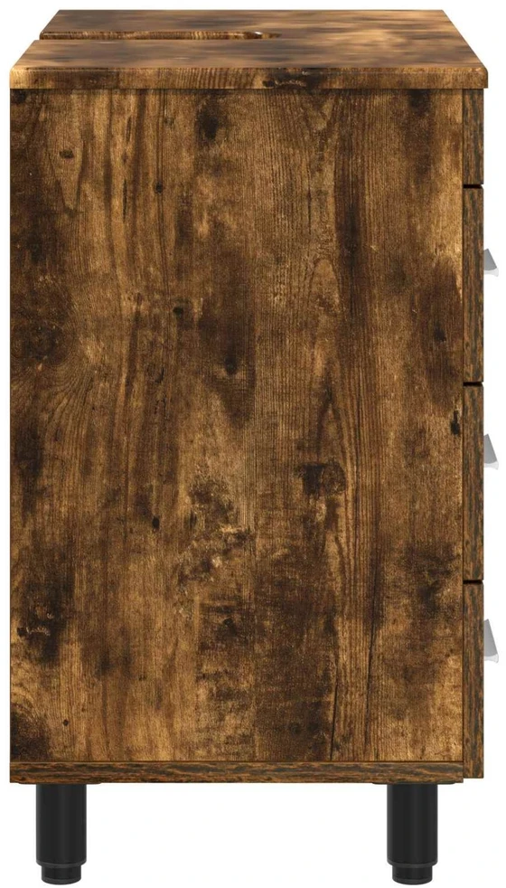Vonios tualeto komplektas Dūminio ąžuolo 60 x 35 x 60 cm