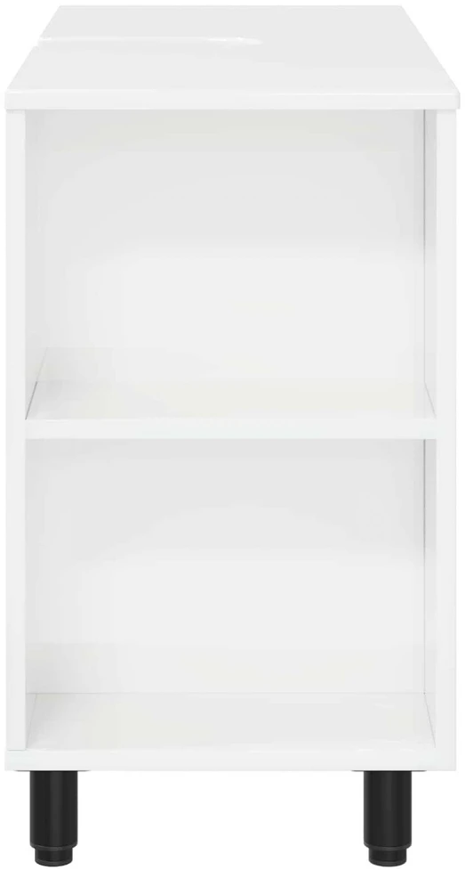 Vonios tualeto komplektas Itin blizgi balta 80 x 35 x 60 cm