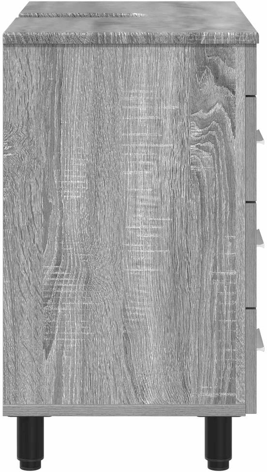 Vonios tualeto komplektas Pilka Sonoma 60 x 35 x 60 cm