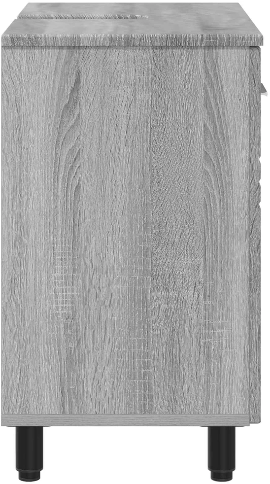Vonios tualeto komplektas Pilka Sonoma 60 x 35 x 60 cm