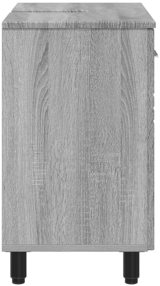 Vonios tualeto komplektas Pilka Sonoma 60 x 35 x 60 cm