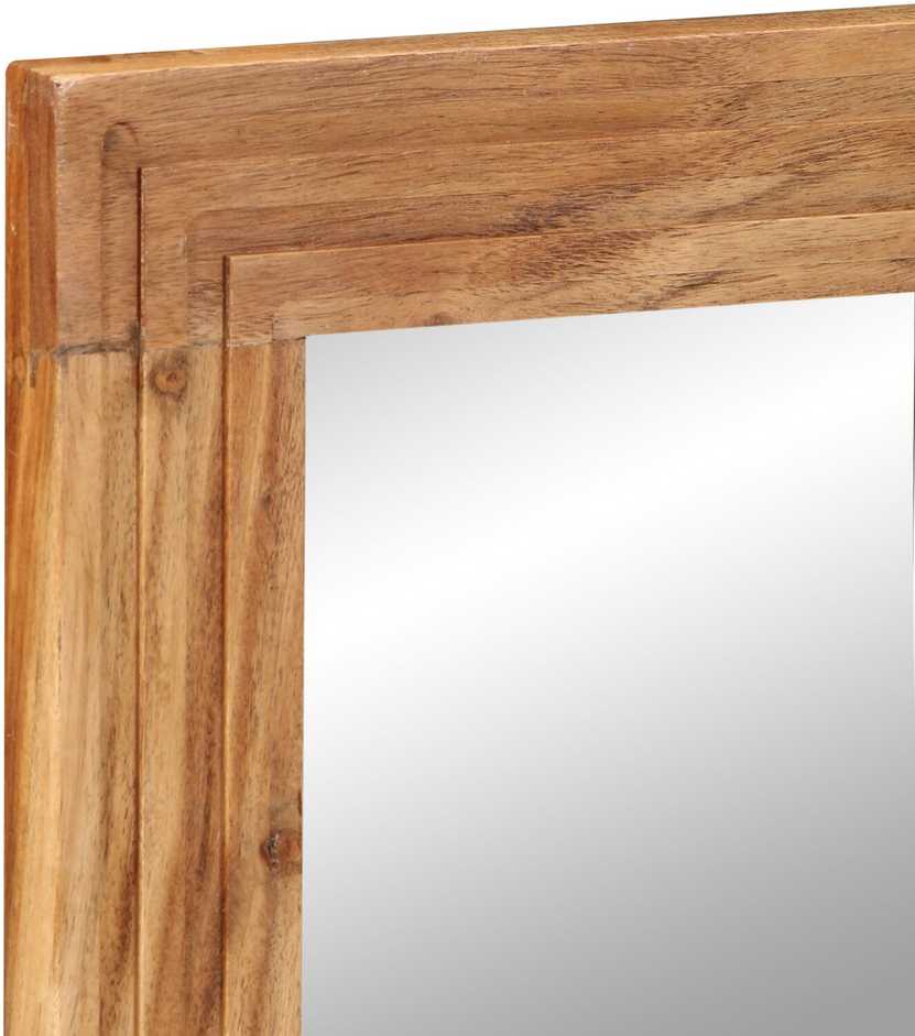 Vonios veidrodis Ruda 70 x 50 x 2.5 cm Stiklas ir kieta akacija