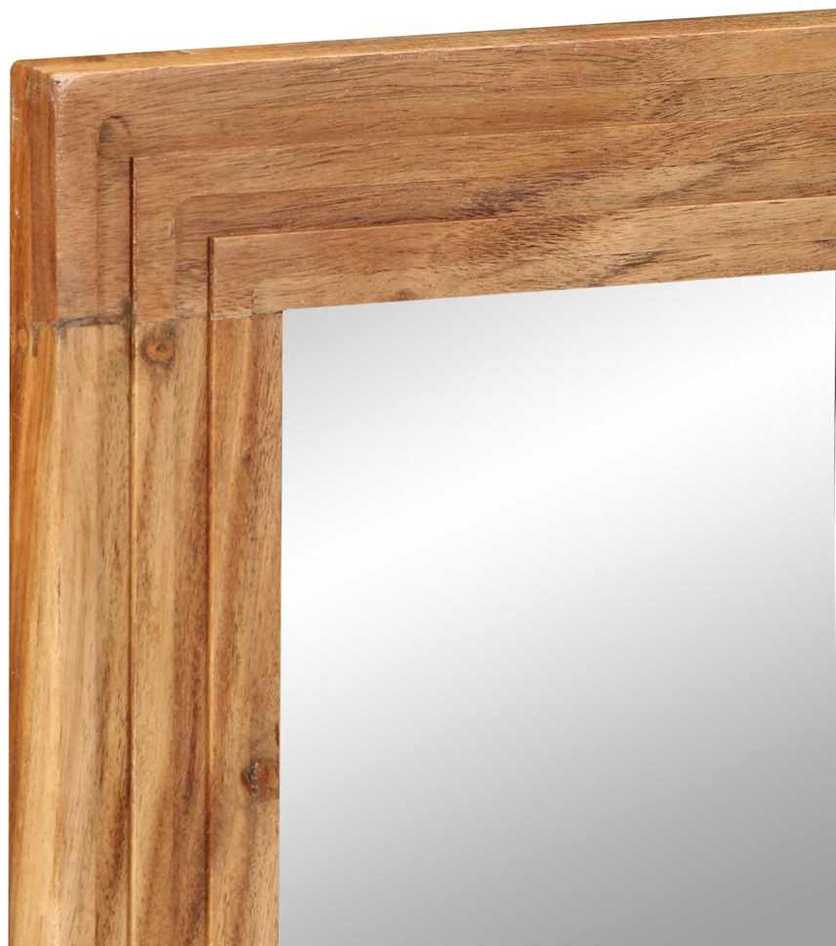 Vonios veidrodis Ruda 70 x 50 x 2.5 cm Stiklas ir kieta akacija