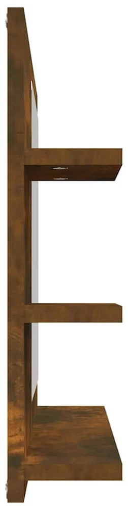 Vonios veidrodis, dūminio ąžuolo, 60x10,5x45cm, mediena