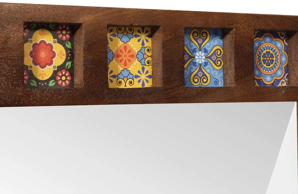 Vonios veidrodis graikinis riešutmedis 50 x 70 x 2,5 cm