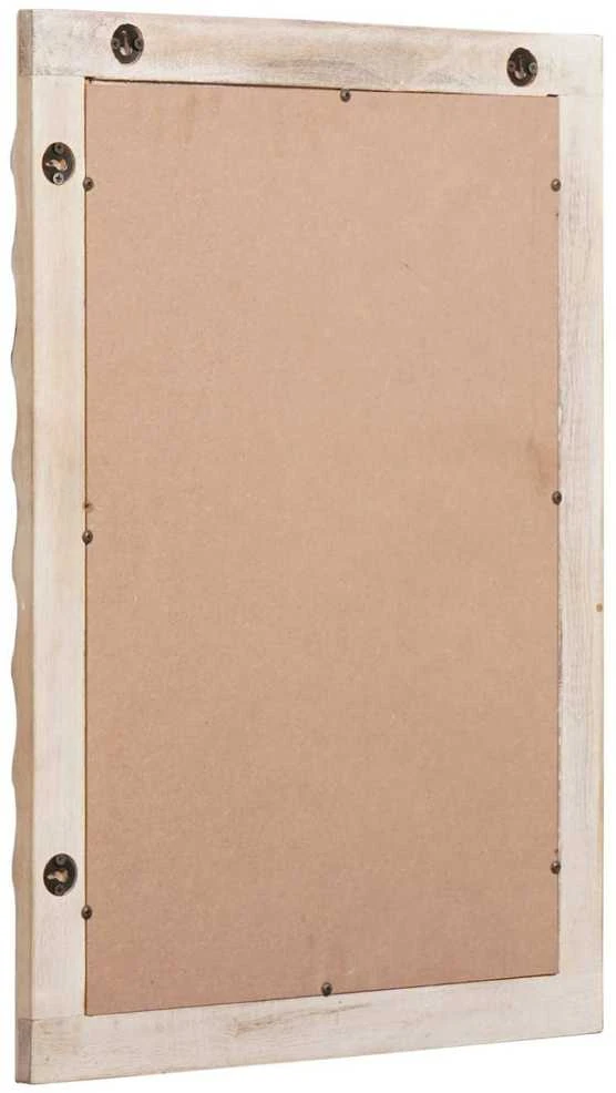Vonios veidrodis Baltos skalbimo apdaila 50 x 70 x 2,5 cm